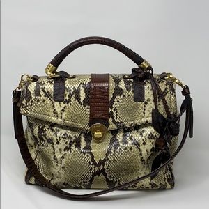 NWT Brahmin Handbag and matching soft checkbook